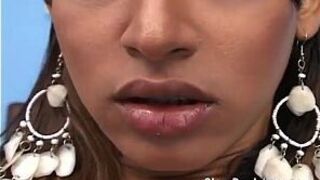 Sexy shemale takes 2 cocks in her mouth porn video