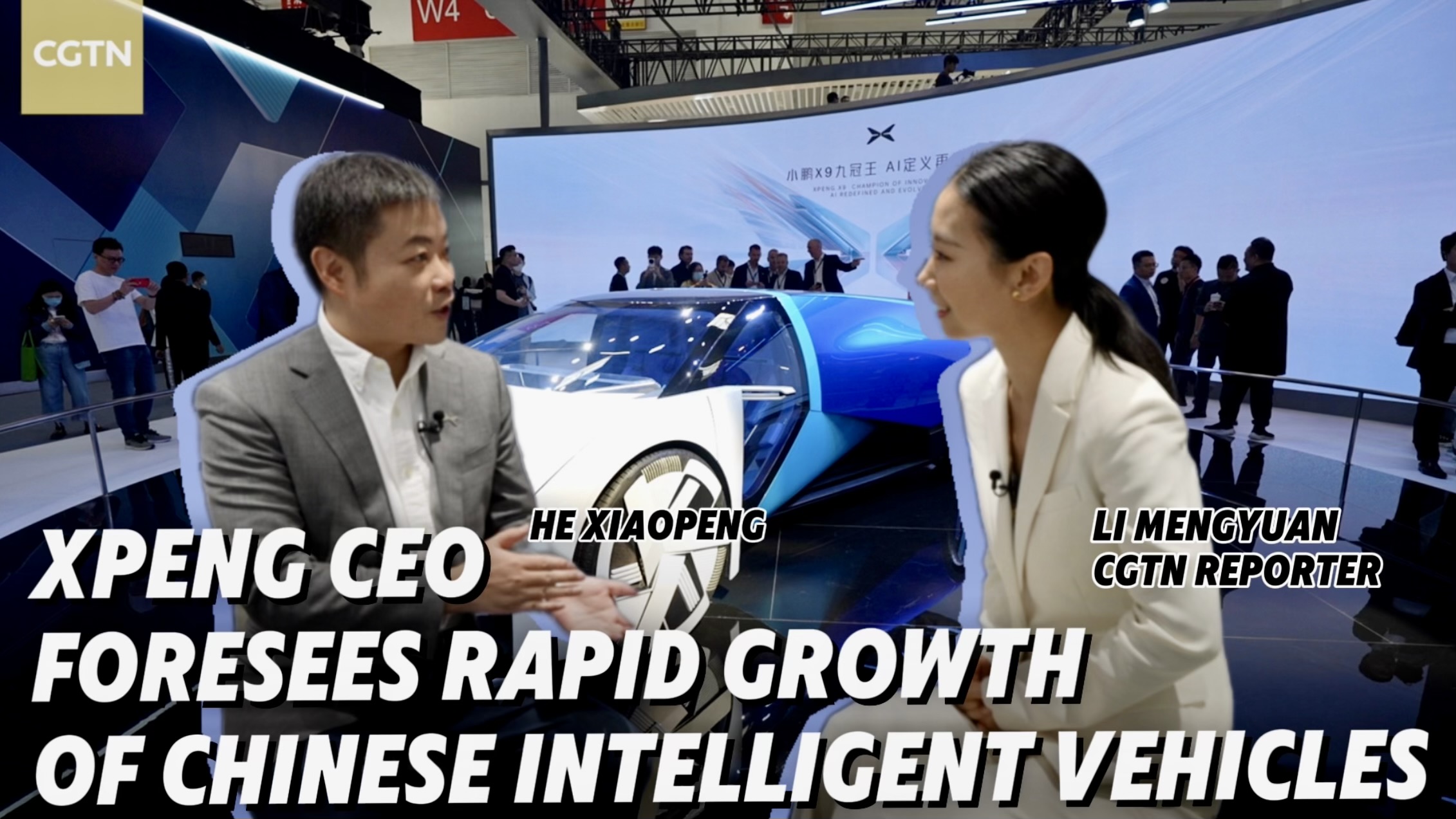 XPENG CEO foresees rapid growth of Chinese intelligent vehicles